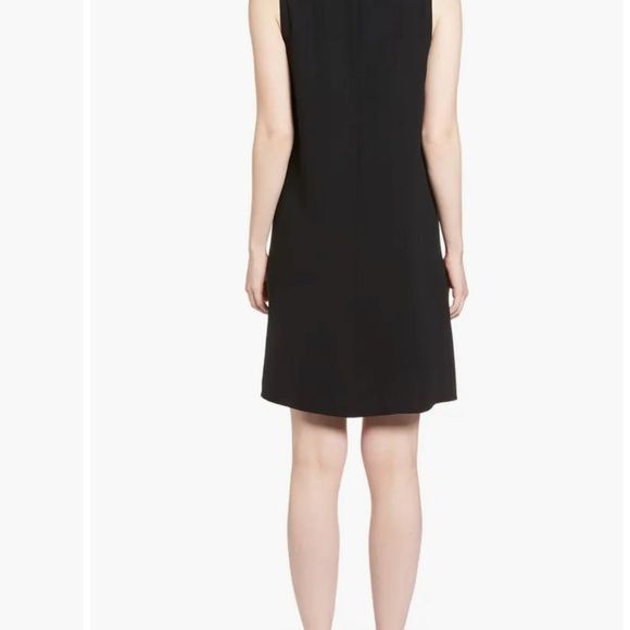Halogen Black Sleeveless A-line Mini Dress - Picture 5 of 7